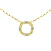 Marcia Moran Women's Blue Aspen Open Circle Necklace In Tanzanite In Gold