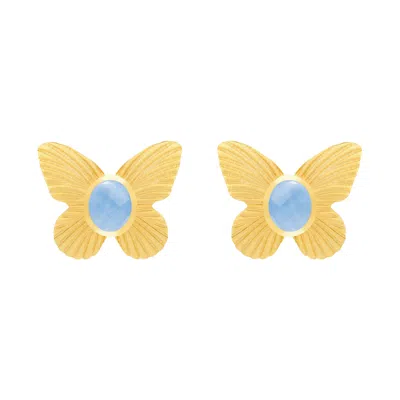 Marcia Moran Women's Blue Zahara Earrings In Tanzanite