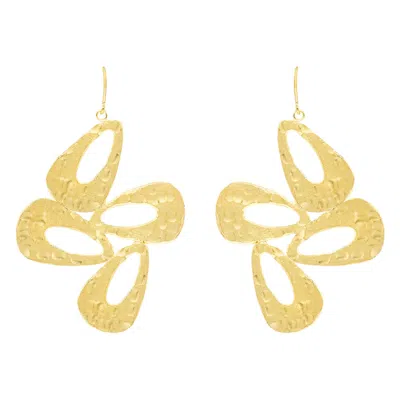 Marcia Moran Women's Gold Ace Chandelier Earrings