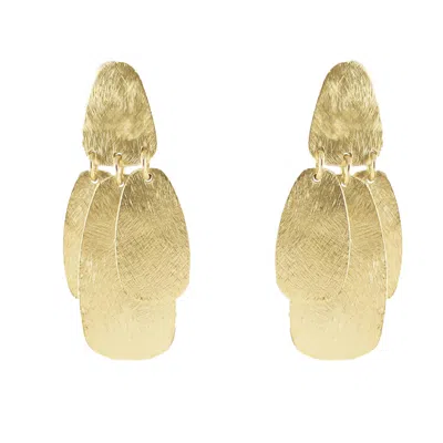 Marcia Moran Women's Gold Alia Earrings