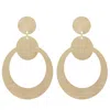 Marcia Moran Women's Gold Alice Earrings