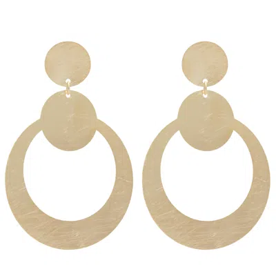 Marcia Moran Women's Gold Alice Earrings