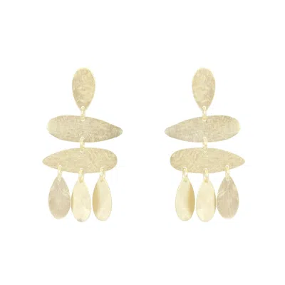 Marcia Moran Women's Gold Amara Chandelier Earrings