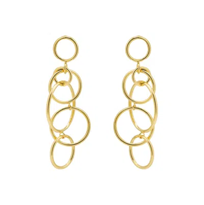 Marcia Moran Women's Gold Anica Earrings
