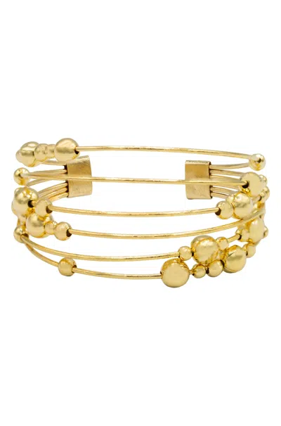 Marcia Moran Women's Gold Aurora Cuff Bracelet