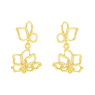 Marcia Moran Women's Gold Baylin Earrings
