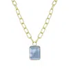 Marcia Moran Women's Gold / Blue Belmira Necklace In Tanzanite