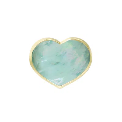 Marcia Moran Women's Gold / Blue Lennon Ring In Multi