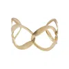 Marcia Moran Women's Gold Charlie Cuff