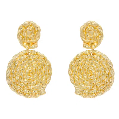 Marcia Moran Women's Gold Dara Rope Earrings
