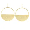 Marcia Moran Women's Gold Dixie Half-moon Earrings
