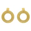 Marcia Moran Women's Gold Elena Textured Earrings