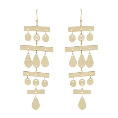 Marcia Moran Women's Gold Fabian Geometric Earrings