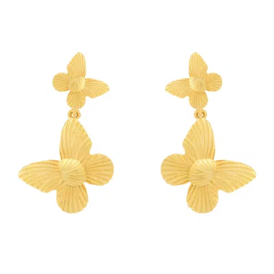 Marcia Moran Women's Gold Fauna Earrings