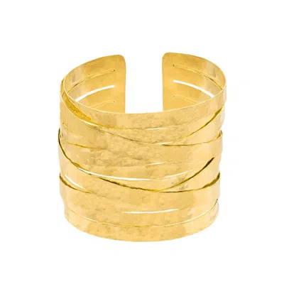 Marcia Moran Women's Gold Frankie Cuff