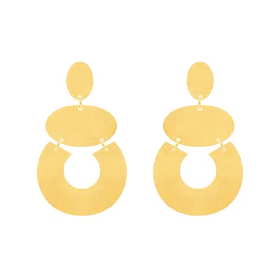 Marcia Moran Women's Gold Juna Earrings