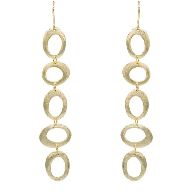 Marcia Moran Women's Gold Kit Drop Delicate Earrings