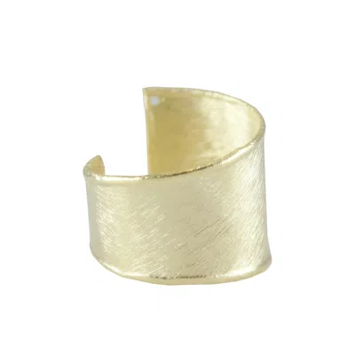 Marcia Moran Women's Gold Leena Adjustable Ring