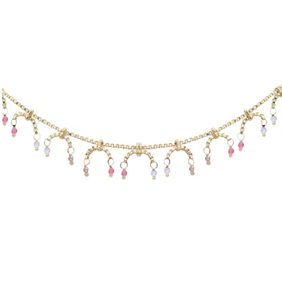 Marcia Moran Women's Gold Mara Beaded Necklace