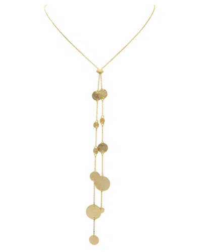 Marcia Moran Women's Gold Melissa Lariat Coin Necklace