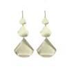 Marcia Moran Women's Gold Nevaeh Earrings In White