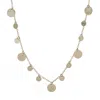 Marcia Moran Women's Gold Sonny Multi Coin Long Necklace