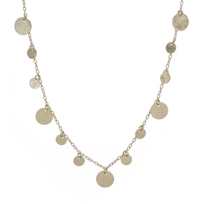Marcia Moran Women's Gold Sonny Multi Coin Long Necklace