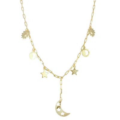 Marcia Moran Women's Gold Suki Celestial Necklace
