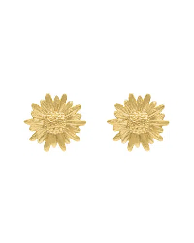 Marcia Moran Women's Gold Sunflower Stud Earrings