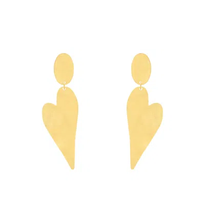 Marcia Moran Women's Gold Una Earrings