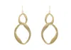 Marcia Moran Women's Gold Wren Double Link Earrings