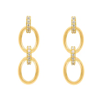 Marcia Moran Women's Gold Zahara Earrings