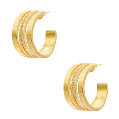 Marcia Moran Women's Gold Zion Hoops