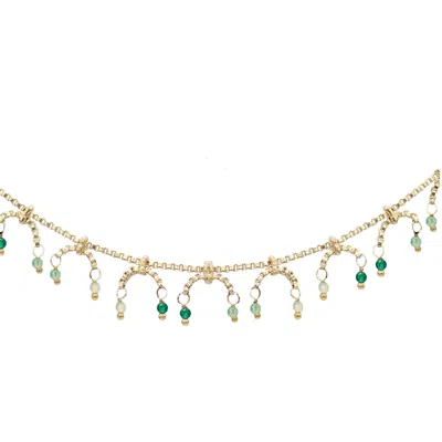 Marcia Moran Women's Mara Beaded Necklace In Green