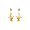 Marcia Moran Women's Paloma Earrings / Gold In Gold