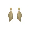 Marcia Moran Women's Zenovia Earrings / Gold In Gold