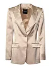 Marciano Fannie Single-breasted Blazer In Silver