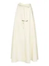 Marciano Bow-tie Button-front Skirt In Neutral