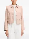 Marciano Buttoned-pocketed Jacket In Pink