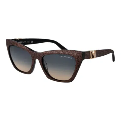 Marciano By Guess Copper Acetate Sunglasses In Brown