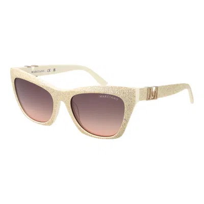 Marciano By Guess Acetate Women's Sunglasses In Burgundy