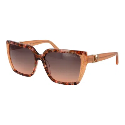 Marciano By Guess Multicolor Acetate Sunglasses In Brown