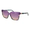 Marciano By Guess Purple Acetate Sunglasses In Purple