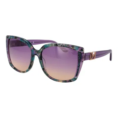 Marciano By Guess Acetate Women's Sunglasses In Purple