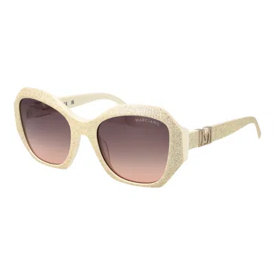 Marciano By Guess Beige Plastic Sunglasses In Neutral