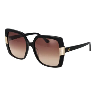 Marciano By Guess Black Acetate Sunglasses