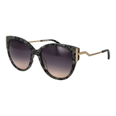 Marciano By Guess Black Acetate Sunglasses In Multi