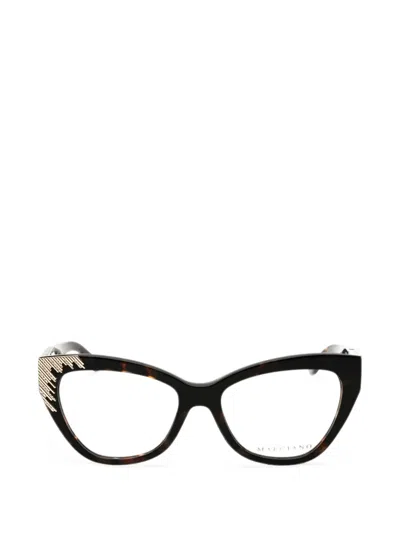 Marciano By Guess Cat-eye Frame Glasses In Brown