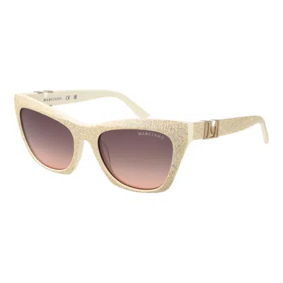 Marciano By Guess Cream Women Sunglasses In Neutral