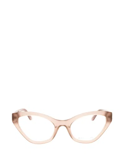 Marciano By Guess Crystal-embellished Cat-eye Glasses In Neutral